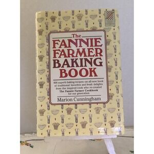 Vintage Fannie Farmer Baking Book, Marion Cunningham 1984 hardcover dust jacket,